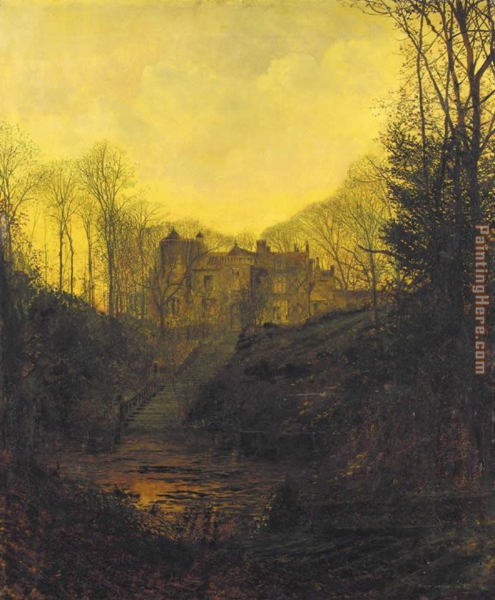 A Manor House in Autumn